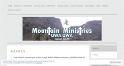 Desktop Screenshot of mountain-ministries.org